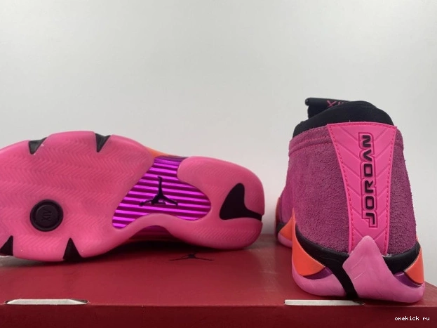 Chep Onekick DH4121-600 Pink (W) Retro 14 Shocking Low Jordan 0619